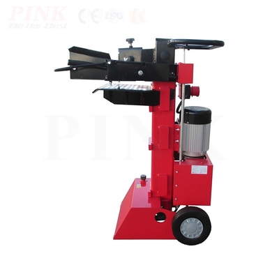 Efficient Wooden Log Divider New PINK Easy to Operate Electric Mechanical Log Splitter